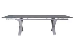 KETTLER BasicPlus Esstischgarnitur, Silber / Anthrazit, Alu / Spraystone / Textil, Tisch 180/280x100cm, 4 Stapelsessel, 2 Multipo -Gartenmöbel Geschäft 23013 12.jpg