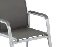 KETTLER BasicPlus Esstischgarnitur, Silber / Anthrazit, Alu / Spraystone / Textil, Tisch 180/280x100cm, 4 Stapelsessel, 2 Multipo -Gartenmöbel Geschäft 23013 16.jpg