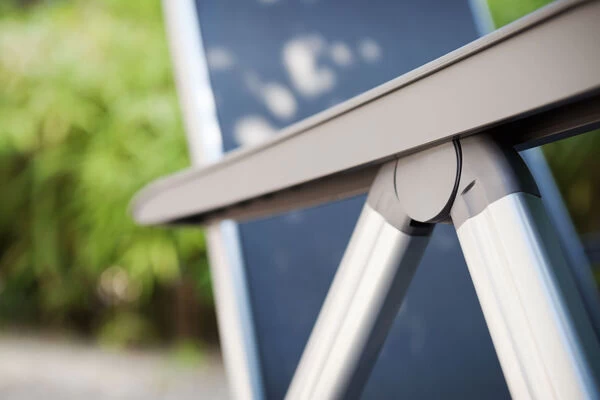 KETTLER BasicPlus Esstischgarnitur, Silber / Anthrazit, Alu / HPL / Textil, Tisch 180/280x100cm, 8 Multipositionssessel 16 KETTLER BasicPlus Esstischgarnitur, Silber / Anthrazit, Alu / HPL / Textil, Tisch 180/280x100cm, 8 Multipositionssessel – Bild 14