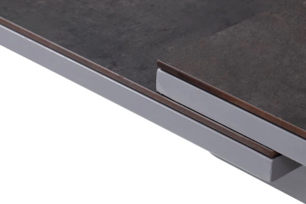 KETTLER BasicPlus Esstischgarnitur, Silber / Anthrazit, Alu / HPL / Textil, Tisch 180/280x100cm, 8 Multipositionssessel 10 KETTLER BasicPlus Esstischgarnitur, Silber / Anthrazit, Alu / HPL / Textil, Tisch 180/280x100cm, 8 Multipositionssessel – Bild 8