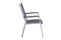 KETTLER Friends Esstischgarnitur, Silber / Anthrazit, Alu / HPL / Textil, Tisch 180/280x100cm, 10 Stapelsessel -Gartenmöbel Geschäft 23063 13.jpg