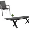 KETTLER Altura Esstischgarnitur, Anthrazit, Alu / Spraystone / Textil, Tisch 180/280x100cm, 6 Stapelsessel -Gartenmöbel Geschäft 23085 1.jpg