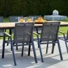 HARTMAN Silencio / Aruba Sitzgruppe, Xerix/natur, Alu/Teak, 8 Dining Sessel, 220x100cm, FSC-Teak Armlehnen -Gartenmöbel Geschäft 23202 1.jpg