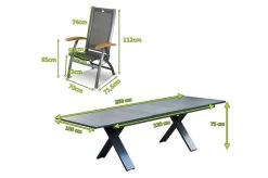 HARTMAN Sondermodell Xanadu / Primo Sitzgruppe, Xerix/natur, Alu/Teak/Glaskeramik, 6 Multipo, 220/280x100cm, X-Gestell, FSC-Teak Armlehnen -Gartenmöbel Geschäft 23334 mass.jpg