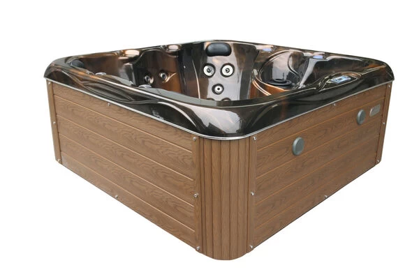 OUTTECH Osiris Whirlpool, Kupfer/braun, 190x190x78cm / 1200 L, 3 Pers., LED Light, LCD Balboa Anzeige 8 OUTTECH Osiris Whirlpool, Kupfer/braun, 190x190x78cm / 1200 L, 3 Pers., LED Light, LCD Balboa Anzeige – Bild 6