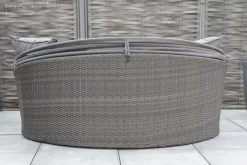 OUTFLEXX Sonneninsel, Grau, Polyrattan/Olefin, 187x146x75/131, Verstellbares Dach 18 OUTFLEXX Sonneninsel, Grau, Polyrattan/Olefin, 187x146x75/131, Verstellbares Dach -Gartenmöbel Geschäft 23404 7.jpg