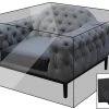 OUTFLEXX Premium Abdeckhaube Für Sessel, Schwarz, Z.B. 21870, 120 X 107 X 75 Cm, Wasserbeständig, Integriertes Zugband -Gartenmöbel Geschäft 23415.jpg