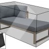 OUTFLEXX Premium Abdeckhaube Für Chaise Lounge, Schwarz, Z.B. 21652, 170 X 75 X 60 Cm, Wasserbeständig, Integriertes Zugband