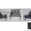 OUTFLEXX Premium Abdeckhaube Für Loungesets, Schwarz, Z.B. 21791, 265 X 140 X 82 Cm, Wasserbeständig, Integriertes Zugband -Gartenmöbel Geschäft 23421.jpg