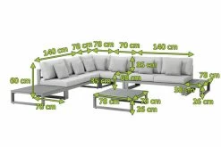 OUTFLEXX Premium Abdeckhaube Für Ecklounge, Schwarz, Z.B. 21820, 300 X 300 X 50 Cm, Wasserbeständig, Integriertes Zugband -Gartenmöbel Geschäft 23427 5.jpg