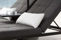 OUTFLEXX Twin Doppelliege, Sooty/marble, Alu/Sunbrella, 196 X 161 X 34 Cm, Rückenlehne Verstellbar, Inkl. Beistelltisch Und 1x Rückenkissen -Gartenmöbel Geschäft 23469 04.jpg