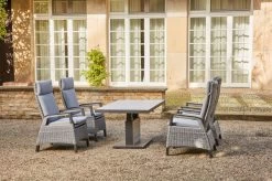 SIENA GARDEN Solea/Bellani Dining Set, Anthrazit/grau/blau, Alu/Gardino®-Geflecht/Keramik, 160 X 90 X 50-72cm, Inkl. 4 Diningsessel, Stufenlos Verstellbar -Gartenmöbel Geschäft 23749 19.jpg