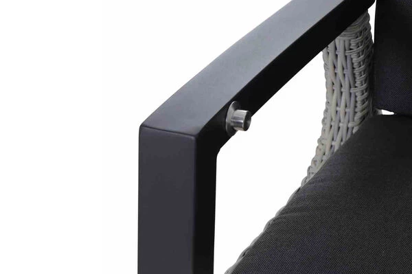 SIENA GARDEN Tirana/Corido Dining Set, Anthrazit, Alu/Keramik, 205-265 X 103 X 76cm, Inkl. 8 Diningsessel 12 SIENA GARDEN Tirana/Corido Dining Set, Anthrazit, Alu/Keramik, 205-265 X 103 X 76cm, Inkl. 8 Diningsessel – Bild 10