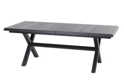 SIENA GARDEN Messina/Solea Dining Set, Anthrazit/blau, Alu/Gardino®-Geflecht/Keramik, 200-260x100 Cm, Inkl. 8 Diningsessel, Stufenlos Verstellbar -Gartenmöbel Geschäft 23814 3.jpg