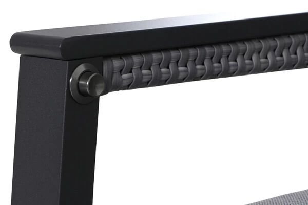 SIENA GARDEN Silva/Solea Dining Set, Anthrazit/blau/grau, Alu/Gardino®-Geflecht/Keramik, 182 X 100cm, Inkl. 4 Diningsessel, Stufenlos Verstellbar 12 SIENA GARDEN Silva/Solea Dining Set, Anthrazit/blau/grau, Alu/Gardino®-Geflecht/Keramik, 182 X 100cm, Inkl. 4 Diningsessel, Stufenlos Verstellbar – Bild 10