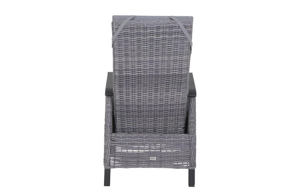 SIENA GARDEN Silva/Solea Dining Set, Anthrazit/blau/grau, Alu/Gardino®-Geflecht/Keramik, 182 X 100cm, Inkl. 4 Diningsessel, Stufenlos Verstellbar 9 SIENA GARDEN Silva/Solea Dining Set, Anthrazit/blau/grau, Alu/Gardino®-Geflecht/Keramik, 182 X 100cm, Inkl. 4 Diningsessel, Stufenlos Verstellbar – Bild 7