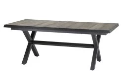 SIENA GARDEN Sincro/Valencia Dining Set, Anthrazit/grau, Alu/Textilgewebe/Keramik, 200-260x103cm, Inkl. 8 Diningsessel, Stufenlos Verstellbar -Gartenmöbel Geschäft 23853 3.jpg