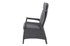 SIENA GARDEN Sincro/Solea Dining Set, Anthrazit/blau/grau, Alu/Gardino®-Geflecht/Keramik, 200-260x103cm, Inkl. 4 Diningsessel, Stufenlos Verstellbar -Gartenmöbel Geschäft 23857 4.JPG