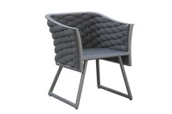 OUTFLEXX Esstischgarnitur, Anthrazit, Aluminium, Ausziehtisch 180/270x100 Cm, 8 Sessel -Gartenmöbel Geschäft 23903 4.jpg