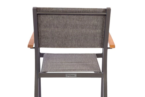 VILLANA Esstischgarnitur, Anthrazit/grau, Alu/ FSC-Akazienholz, Ausziehtisch 150/200 Cm, 4 Stapelstühle 21 VILLANA Esstischgarnitur, Anthrazit/grau, Alu/ FSC-Akazienholz, Ausziehtisch 150/200 Cm, 4 Stapelstühle – Bild 19