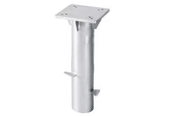 Schneider® SCHNEIDER Universal-Bodenplatte Für Sonnenschirme, Silber, Stahl Verzinkt, 16 X 16 X 40 Cm