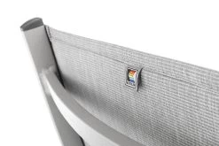 KETTLER Cubic/ Basic Plus Padded Esstischgarnitur, Silber/anthrazit/hellgrau, Alu/Textilene, Tisch 160x90 Cm, 4 Stapelsessel -Gartenmöbel Geschäft 28701 10.jpg