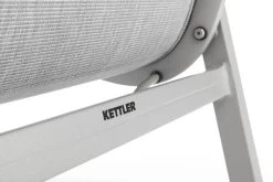 KETTLER Cubic/ Basic Plus Padded Esstischgarnitur, Silber/anthrazit/hellgrau, Alu/Textilene, Tisch 160x90 Cm, 4 Stapelsessel -Gartenmöbel Geschäft 28701 11.jpg