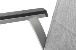 KETTLER Cubic/ Basic Plus Padded Esstischgarnitur, Silber/anthrazit/hellgrau, Alu/Textilene, Tisch 160x90 Cm, 6 Stapelsessel -Gartenmöbel Geschäft 28702 9.jpg