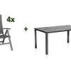 KETTLER Cubic/Altura Esstischgarnitur, Anthrazit, Alu/Kettalit/Textilene, 160x90 Cm, 4 Multipos -Gartenmöbel Geschäft 28775 1.jpg