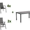 KETTLER Cubic/Altura Esstischgarnitur, Anthrazit, Alu/Kettalit/Textilene, 160x90 Cm, 4 Stapel/ 2 Multipos -Gartenmöbel Geschäft 28779 1.jpg