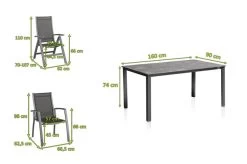 KETTLER Cubic/Altura Esstischgarnitur, Anthrazit, Alu/Kettalit/Textilene, 160x90 Cm, 4 Stapel/ 2 Multipos -Gartenmöbel Geschäft 28779 5.jpg