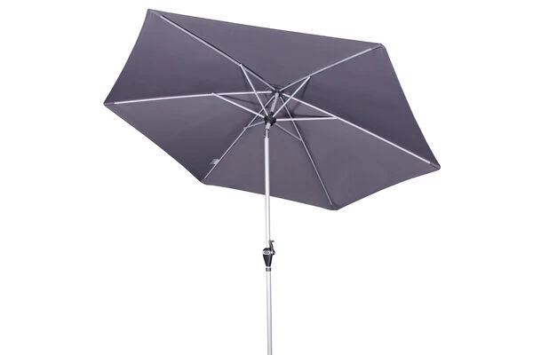 DOPPLER Active Auto Tilt Mittelstockschirm, Anthrazit, Aluminium/Textil, Ø 280 Cm, Mit Kurbel 4 DOPPLER Active Auto Tilt Mittelstockschirm, Anthrazit, Aluminium/Textil, Ø 280 Cm, Mit Kurbel – Bild 2