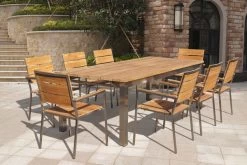 OUTFLEXX Stapelstuhl, FSC-Teakholz/Edelstahl, 57x57x85cm -Gartenmöbel Geschäft 2 13487.jpg