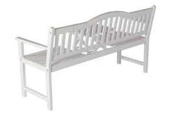 VILLANA Gartenbank, Weiß, Akazienholz, 152 X 59 X 86 Cm, 2-3 Personen, Klapptisch-Funktion 17 VILLANA Gartenbank, Weiß, Akazienholz, 152 X 59 X 86 Cm, 2-3 Personen, Klapptisch-Funktion -Gartenmöbel Geschäft 2 13851.jpg