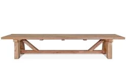 OUTFLEXX Gartenbank XXL, Natur, Recyceltes FSC®-Teakholz, 220x40cm, Rustikal Gebürstet -Gartenmöbel Geschäft 2 15865.jpg