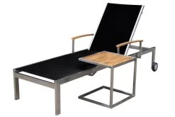 OUTFLEXX Beistelltisch, Silber/natur, Edelstahl/FSC-Teakholz, 45x45cm, Tischplattenstärke 1,2cm -Gartenmöbel Geschäft 2 16022.jpg