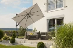 Schneider® SCHNEIDER Rhodos Eco Twist Ampelschirm, Taupe, Quadratisch, 270 X 270 Cm -Gartenmöbel Geschäft 2 16618.jpg