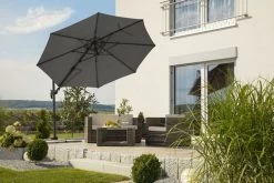 Schneider® SCHNEIDER Rhodos Eco Twist Ampelschirm, Anthrazit, Rund, Ø 300 Cm -Gartenmöbel Geschäft 2 16622.jpg