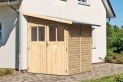 KARIBU Gartenhaus Wandlitz, Fichtenholz 19 Mm, Pultdach -Gartenmöbel Geschäft 2 17863 1.jpg