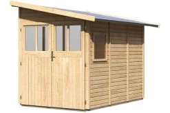 KARIBU Gartenhaus Wandlitz, Fichtenholz 19 Mm, Pultdach -Gartenmöbel Geschäft 2 17863 3.jpg