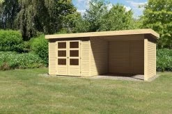 KARIBU Gartenhaus Askola 3,5, Fichtenholz 19 Mm, Flachdach -Gartenmöbel Geschäft 2 17992 5.jpg