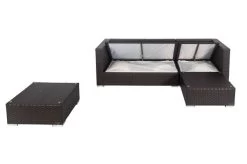 OUTFLEXX Loungemöbel-Set, Braun, Polyrattan, 5 Personen, Wasserfeste Kissenbox -Gartenmöbel Geschäft 2 18227 BOX A.jpg
