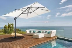 OUTFLEXX Ampelschirm, Anthrazit/creme, Pulverbesch. Aluminium, 400x300cm, Inkl. Plattenständer -Gartenmöbel Geschäft 2 18347.jpg