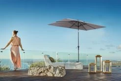 OUTFLEXX Mittelstockschirm, Hellgrau, Pulverbesch. Aluminium/Polyester PA-beschichtet, 270x150cm -Gartenmöbel Geschäft 2 18350.jpg