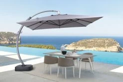 OUTFLEXX Luxus Ampelschirm, Anthrazit, Edelstahl/Aluminium, 350x350cm, Inkl. Schirmständer Und Schutzhülle -Gartenmöbel Geschäft 2 18352.jpg