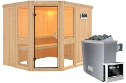KARIBU Systemsauna Amelia 3, Fichtenholz 68mm, Eckeinstieg, Ca. 4,2m² -Gartenmöbel Geschäft 2 18433 3.jpg