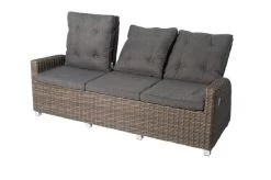 OUTFLEXX Dining 3-Sitzer Sofa, Grau, Polyrattan, 210 X 83 X 110 Cm, Mehrfach Verstellbar -Gartenmöbel Geschäft 2 18913.jpg