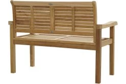 Ploß Zweisitzer Landhausbank York, Premium-Teak, Natur, 120x64x95 Cm -Gartenmöbel Geschäft 2 18981.jpg