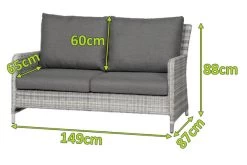 SIENA GARDEN Soria 2-Sitzer Loungesofa, Ice Grey, Alu / Gardino®-Geflecht, 149x87x88 Cm 15 SIENA GARDEN Soria 2-Sitzer Loungesofa, Ice Grey, Alu / Gardino®-Geflecht, 149x87x88 Cm -Gartenmöbel Geschäft 2 20185.jpg