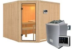 KARIBU Sauna Ystad, Fichtenholz 68 Mm, Eckeinstieg, Ca. 5,3m² -Gartenmöbel Geschäft 2 20247 3.jpg